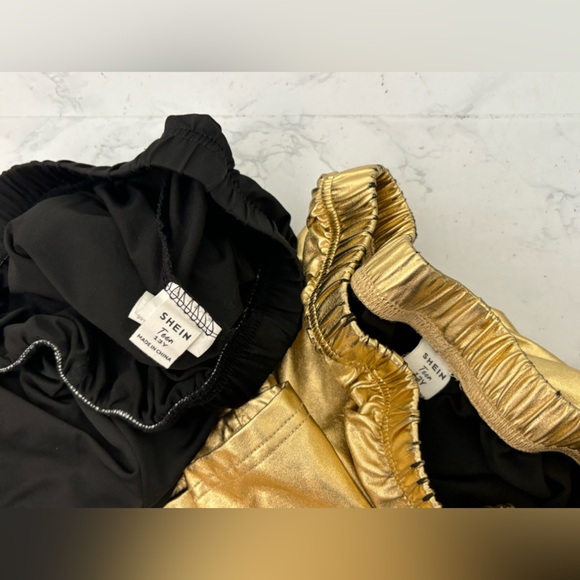 Girls Shein Teen Pants Skirt 12-13Y Lot Of 6 Elastic Waist Girls Hearts U1 - Picture 5 of 6